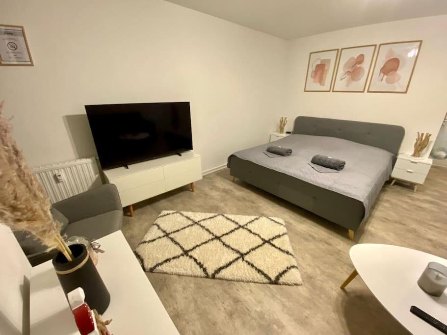 Stilvolle Ferienwohnung Mit Stellplatz Wlan Free Netflix Naehe Bahnhof Zwickau Exterior foto